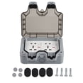 thumbnail image 1 of Caja de enchufe impermeable IP66 para exteriores, 13A, 16A, a prueba de arena, resistente a la intemperie, enchufe con interruptor para exteriores, estándar europeo de 250V, 1 of 5
