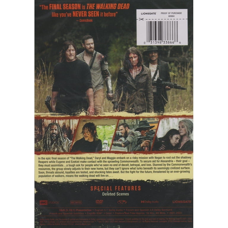 Lionsgate Home Entertainment, The Walking Dead Season 11, DVD