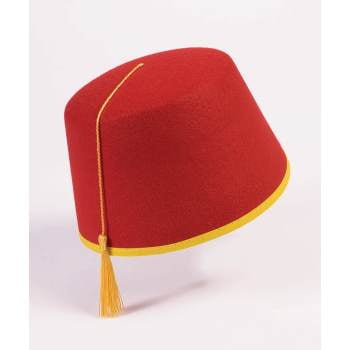HAT-FELT RED FEZ - Walmart.com