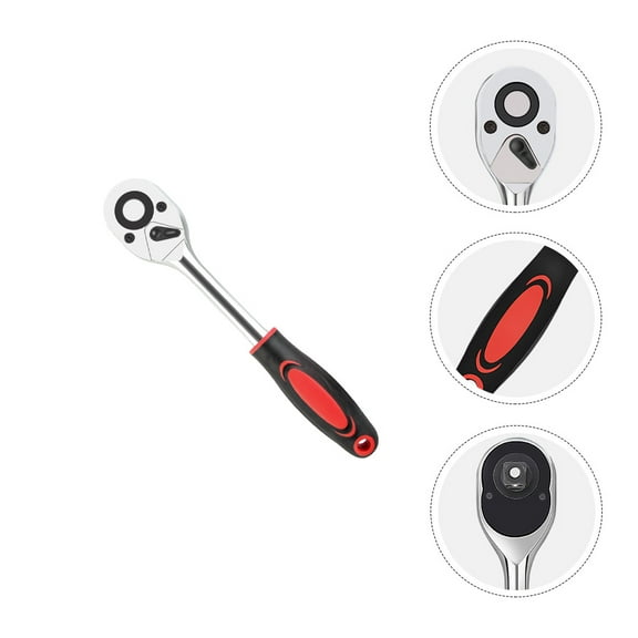 WHAMVOX Creative Practical Repair Wrench Durable Steel Spanner 3/8 Inch Ratchet Wrench