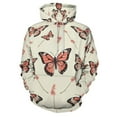 thumbnail image 3 of Hoodies Enchanting Butterfly Casual Pullover Hoodie Long Sleeve Sweatshirts Birthday Gift, 3 of 5