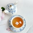 thumbnail image 4 of Qeeadeea Tea For One Teapot And Cup Set, Bone China Tea Set, Tea Pot Gift Sets For Women, Tea Pot And Cups Set-blue and white porcelain-pot 350ml,cup 250ml, 4 of 7