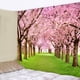 thumbnail image 2 of Tapiz de pared de 150 x 200 cm para dormitorio, decoración floral suave y romántica, estilo bohemio Sakura Romance, 2 of 5