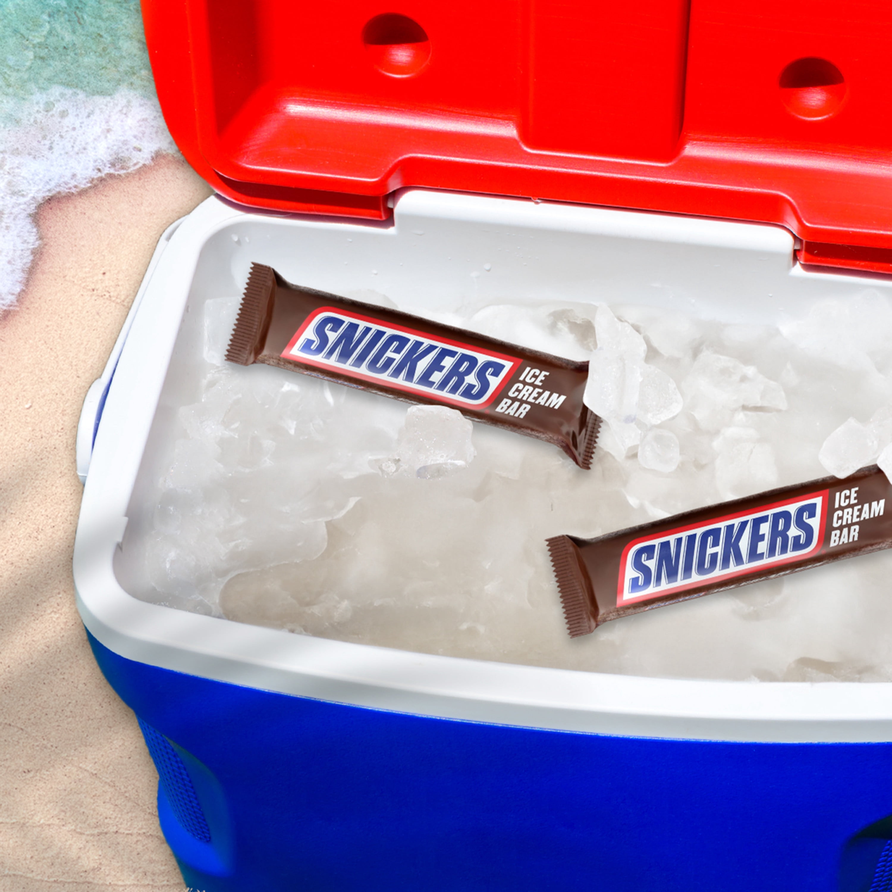 Snickers Football Creamy Peanut Butter Ice Cream Bars 12 fl oz, 6 Pack