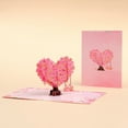 thumbnail image 2 of Valentine's Day 3D Pop-Up Greeting Card, Heart Cherry Blossom Tree Design with "LOVE" Accent, Romantic Up Card, Ideal Gift for Her/Him Anniversary Birthday Valentine's Day, 2 of 6