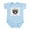 Sky Blue, variant on CafePress - My Big Sister Is A Fawn Pug Infant Creeper - Baby Light Bodysuit, Size Newborn - 24 Months