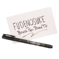 thumbnail image 2 of Set de 5 Marcadores Tombow Fudenosuke Punta Suave Negra, 2 of 9