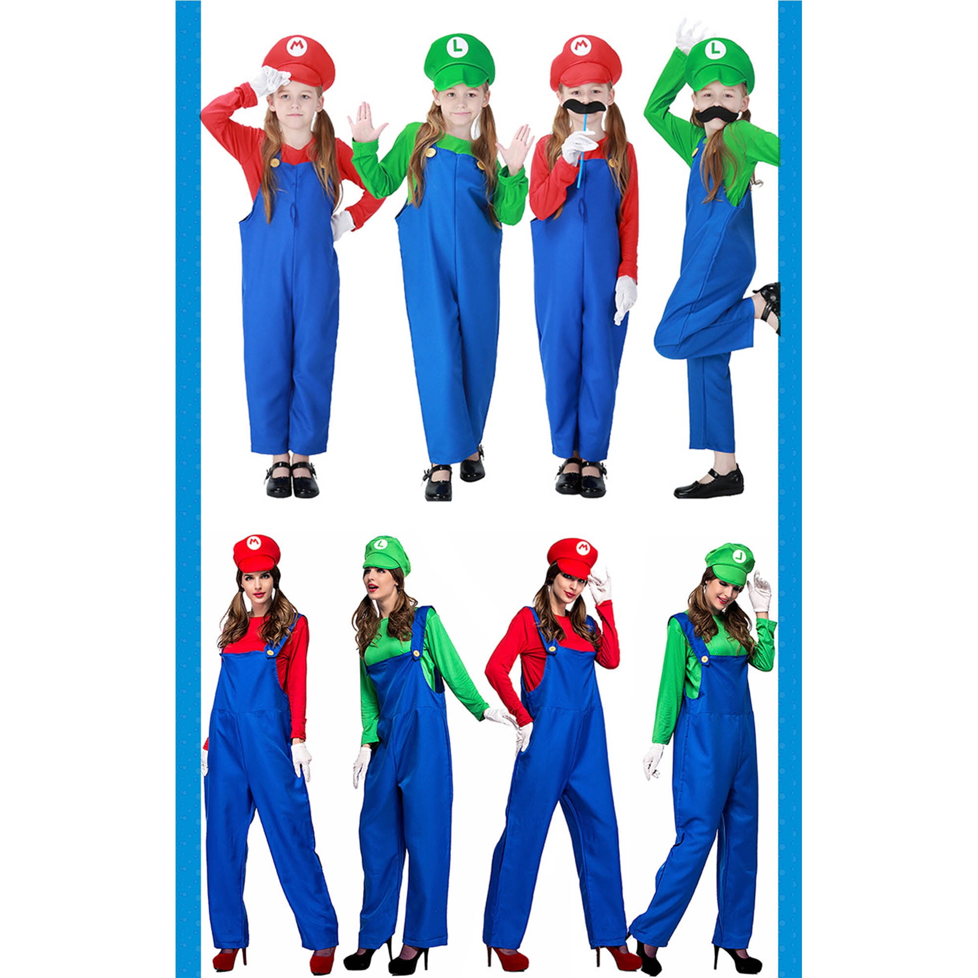 Buy Super Mario Brothers Halloween Costume Kit - Cappel's