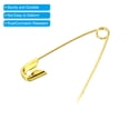 thumbnail image 4 of Uxcell Safety Pins 1.18 Inch Nickle Plated Small Sewing Pins Gold Tone 400Pcs, 4 of 5