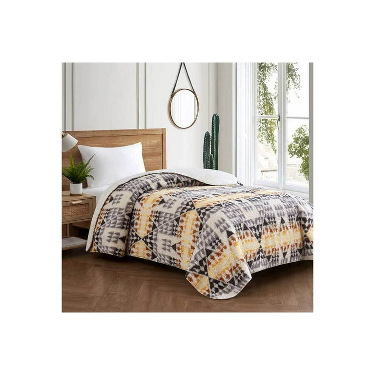 Pendleton sherpa fleece blanket queen hotsell