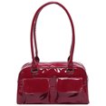 thumbnail image 3 of Bolso Hombro Piel Sintética Brillante para Mujer (marrón), 3 of 9