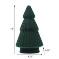 thumbnail image 2 of Holiday time ceramic flocked tree,7 inch,green colour, 2 of 4