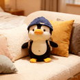 thumbnail image 5 of 9.84Inch Penguin Stuffed Animals, Soft Cute Penguin Plush Travel with Hat Backpack Doll, Perfect Birthday Christmas New Year Valentine's Day Gifts for Women Girlfriend Teens Lover, 5 of 5