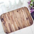 thumbnail image 1 of YUSDECOR wood brown plank texture Home Decor Floor Mat Area Rug Doormat Size 15.7x23.6 Inches, 1 of 1