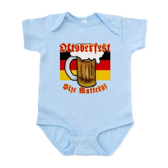 CafePress - Oktoberfest Size Matters! Infant Bodysuit - Baby Light Bodysuit, Size Newborn - 24 Months