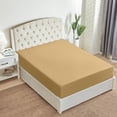 thumbnail image 6 of Mellanni Fitted Sheet with up to 16 inch Deep Pocket, Soft Microfiber, 1 Piece Twin, Gold, 6 of 7