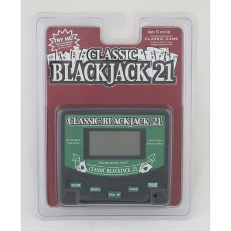 Classic Blackjack 21 Electronic Handheld Game Electronic (Best Handheld Blackjack Game)