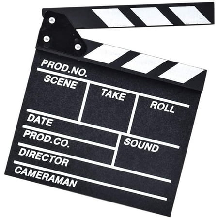 Black Director Movie Clapboard Cardboard Clapperboard Cut Action Scene ...