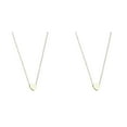 thumbnail image 1 of (Lot de 2) 2025 26 Pendentifs en Cristal en Forme de Cœur Initiale Collier Alphabet pour Femmes Collier Ras-du-Cou en Diamant Colliers pour Femmes Collier A Y pour Femmes, 1 of 3