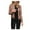 Brown, variant on 2024 Womens Sherpa Hoodie Long Sleeve Teddy Bear Jacket Button Fluffy Pullover Fleece Faux Fur Cardigan Coats for Ladies Plus Size,S-5XL