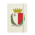 thumbnail image 1 of Malta Europe National Emblème Carnet Officiel Tissu Couverture Rigide Journal Journal Classique, 1 of 3