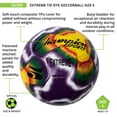 thumbnail image 2 of Champion Sports Extreme Stitched Soccer Ball, Size 5, Multi Tie Dye, 2 of 7