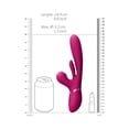 thumbnail image 2 of VIVE KURA Rechargeable Silicone G-Spot Vibrator, Pink, 2 of 5