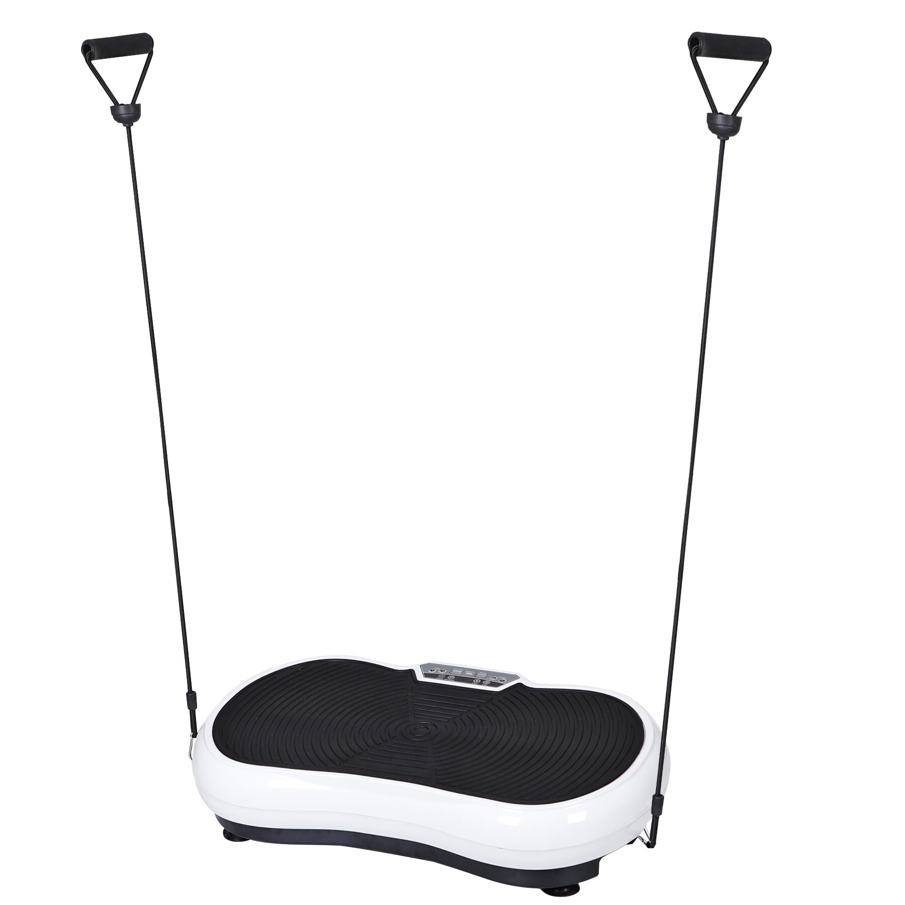 HomGarden Vibration Plate Exercise Machine, Full Body Workout Home Platform W/Bluetooth White