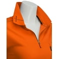 thumbnail image 4 of CLOVERY Women's Sportswear Half Zip-up Short Sleeve Polo Shirts (S-3XL), 4 of 4