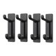 thumbnail image 1 of 4 ganchos de pared para ropa, autoadhesivos, de acero inoxidable, impermeables, para puerta, toalla, abrigo, sombrero, bolso, toalla, puerta, oficina. Negro, 1 of 8