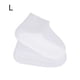 thumbnail image 4 of Billuyoard 1 par de fundas de silicona reutilizables para zapatos S/M/L, cubiertas impermeables para zapatos de lluvia, para acampar al aire libre, botas de Paraguas de lluvia Blanco L Billuyoard HA005720-03, 4 of 6