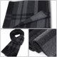 thumbnail image 5 of Bufanda con flecos a cuadros Bufanda larga de algodón suave para hombre, 5 of 5