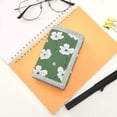 thumbnail image 7 of JIALIOU Nylon Trifold Card Wallet with ID Window Zipper Pocket for Men Women Teen Beautiful Abstract Flowers, 7 of 7