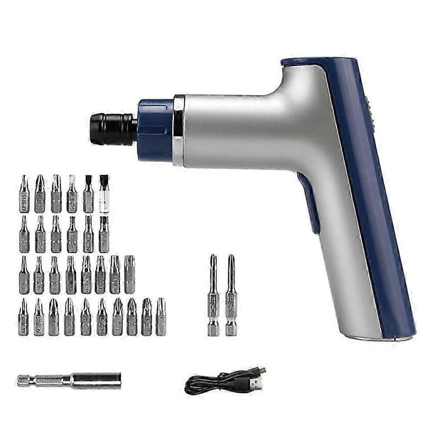Home-use Handheld Electric Screwdriver Set Mini Rechargeable Electric Screwdriver Kit Portable Cordless Screwdriver Powerful