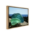 thumbnail image 4 of Stupell Industries Sea Glass Photography Phrase Typography Photography Brown Floater Framed Canvas Art Print Wall Art, 31 x 25, 4 of 10