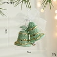 thumbnail image 3 of Christmas Bell Pendant Ornaments - Green Hanging Decorations for Christmas Trees, Christmas Decorations Christmas Trees Green Bell Pendants Hanging Decorations, 3 of 4
