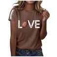 thumbnail image 3 of Trendfront Womens Bowknot Graphic Print Tops Fashion Summer Crewneck T Shirts Short Sleeve Tee Casual Stylish Relaxed Fit Pullover Outfits, 3 of 5