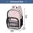 thumbnail image 4 of PVC Transparent Backpacks Clear Backpack for Travel and Outings Sitting Unicorn Pattern, 4 of 7