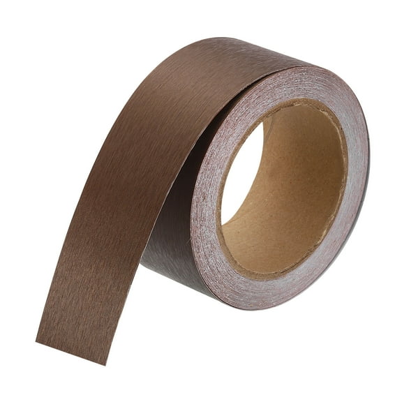Uxcell 2" x 39ft Mirror Border Peel and Stick Wood Grain Tape, Bronze Gold