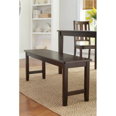 Better Homes & Gardens Bankston Dining Bench, Mocha