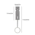thumbnail image 3 of TIMIFIS Metal Outdoor Survival Whistle with Keychain Suitable for Outdoor Camping Hiking Boating Backpack Fishing Kayaking Children Rescue Signal Noisy Survival Whistle Camping & Hiking, 3 of 6