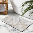 thumbnail image 3 of Luxurious 20x32 inch Marble Bath Rug Runner – Non-Slip Long Bathroom Mat, Soft & Modern Microfiber, Perfect Floor Rug for Tub & Shower, Machine-Washable, 3 of 5