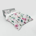 thumbnail image 3 of Ambesonne Cactus Bedding Set 3 Pcs, Springtime in Hawaii, Twin, Multicolor, 3 of 3