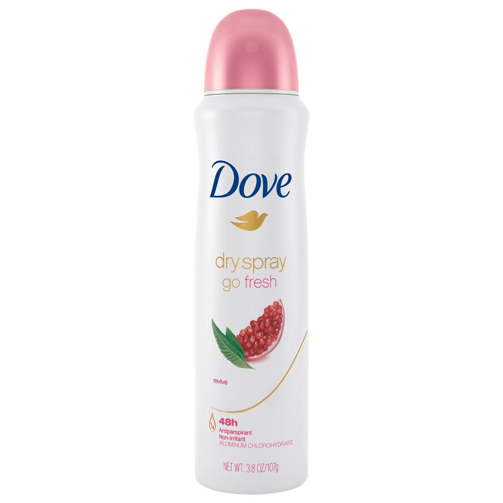 New 1 Pack Dove POMEGRANATE & LEMON AntiPerspirant Deodorant Spray 150ml