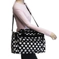 thumbnail image 4 of World Traveler 16-inch Carry-On Duffel Bag - Black White Dot II, 4 of 5