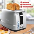 thumbnail image 2 of Brentwood Select 2-Slice 850-Watt Extra-Wide Slot Stainless Steel Toaster, 2 of 8