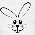 thumbnail image 3 of CafePress - Rabbit Face Kids Light T Shirt - Light T-Shirt Kids XS-XL, 3 of 4