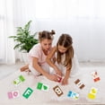 thumbnail image 1 of Ganfancp Ortografía Letra Caso Tarjeta Niños Educación Temprana Padres-Hijos Enseñanza Juguetes Ofertas Flash Liquidación 1 X Juguetes de Palabras para Deletrear (Tarjetas 4 En 1 (58)), 1 of 7