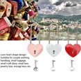 thumbnail image 3 of Love Lock, Zinc Alloy Protective Rustproof Exquisite Heart Shaped   For Small Luggage, 3 of 8