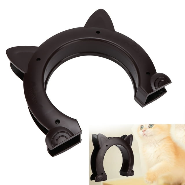 Octpeak Pet Gate, Cat Door ABS Material For Interior Exterior For Window For Household Doors